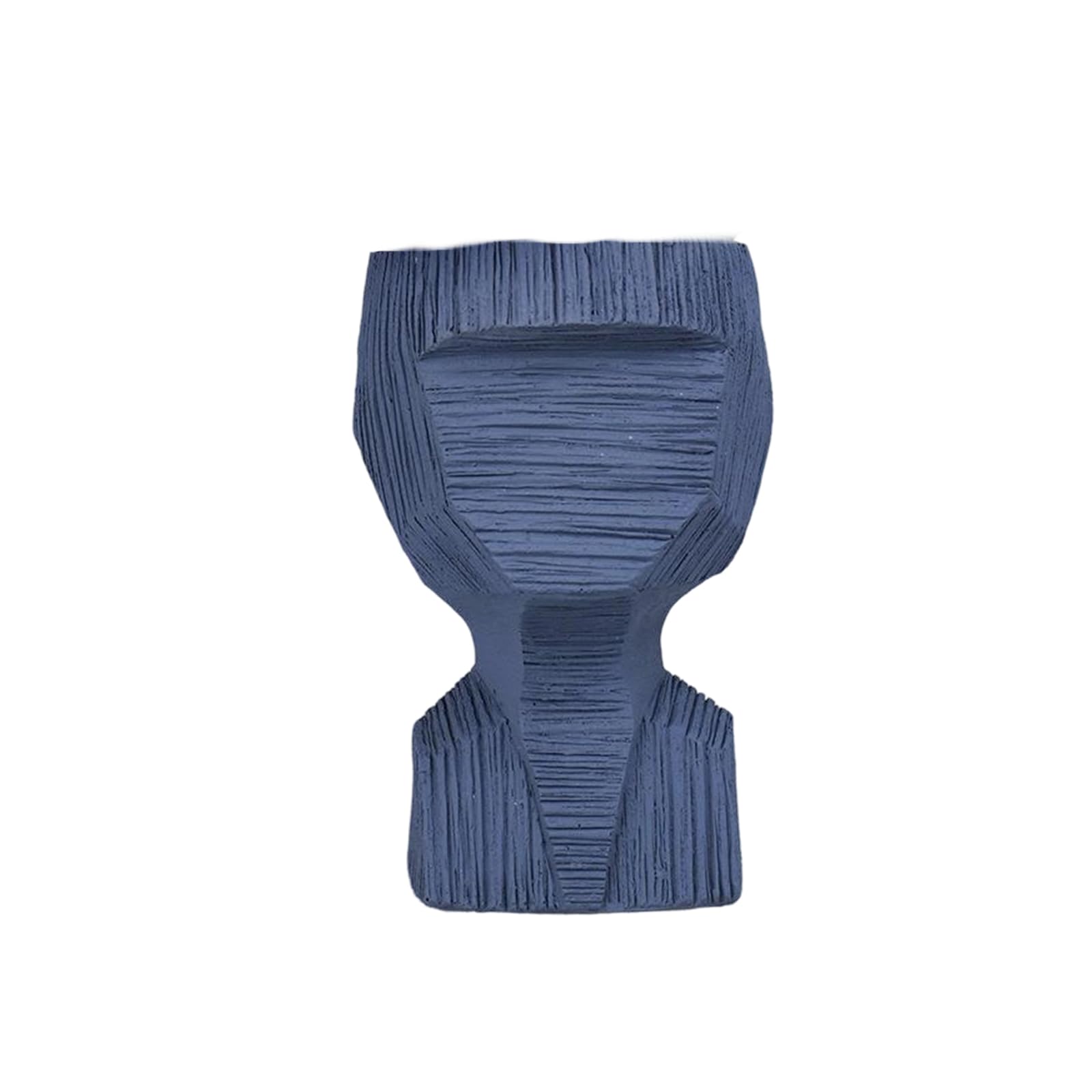 Artistic Resin Head Statue Flower Vases for Succulents with Wide Mouth Design Decorative Planter Pots for Home Resin Succulents Planter