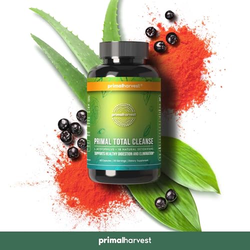 Primal Harvest Full Body Detox Cleanse, Primal Total Cleanse Works as Colon Cleanse, Liver Cleanse, Kidney Cleanse, Gut Cleanse, Bowel Cleanse, Intestinal Cleanse, & Stomach Cleanse, 60 Detox Pills - Image 7