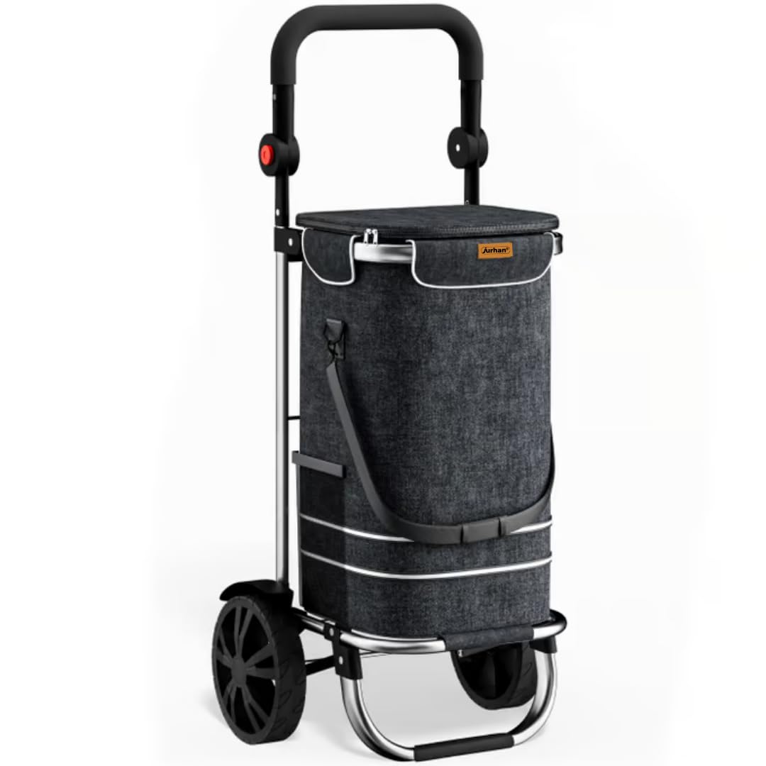 Trolley per la spesa Easy, 50 litri (nero)