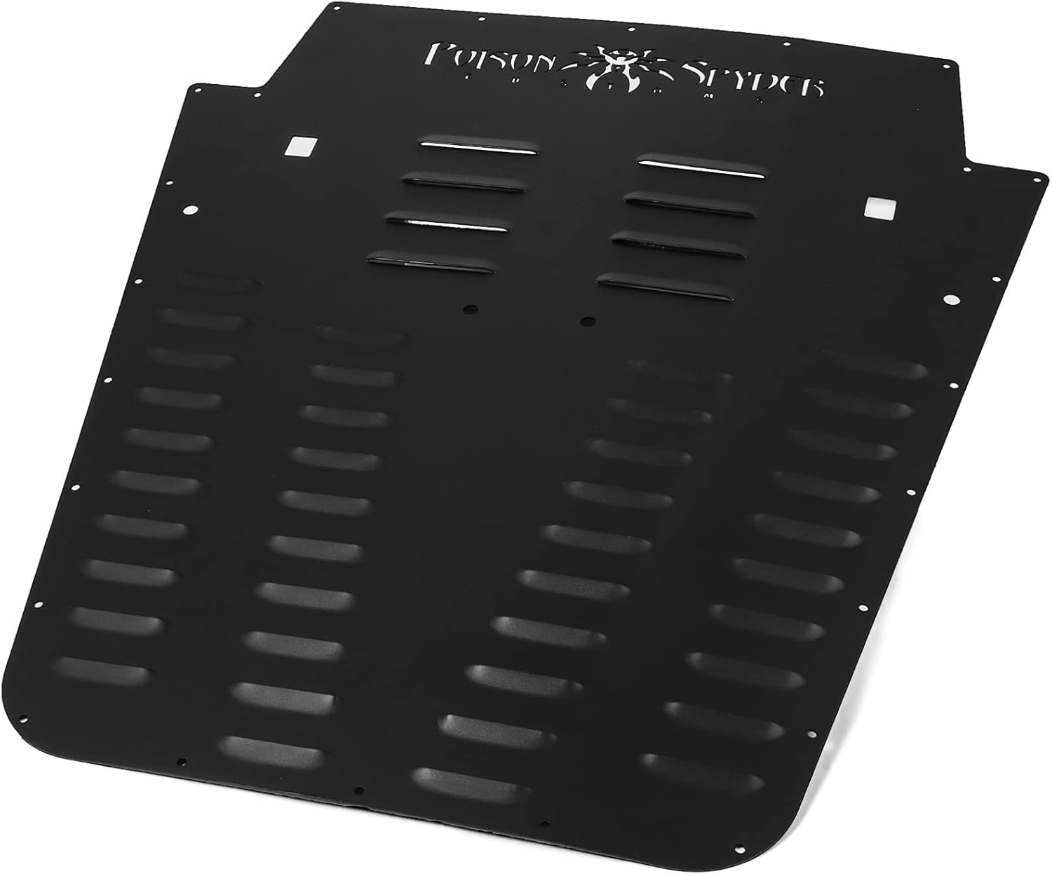 VEVOR Vented Hood Louver Black Powder Coat Front Liner for 2013-2017 Jeep Wrangler JK
