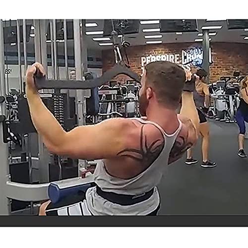Entraînement de force du dos avec barre de tirage pour câble