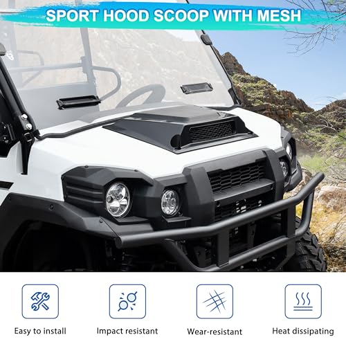 POKIAUTO Hood Scoop for Kawasaki Mule Pro FXT DXT DX FX 2015+ by POKIAUTO - Image 2