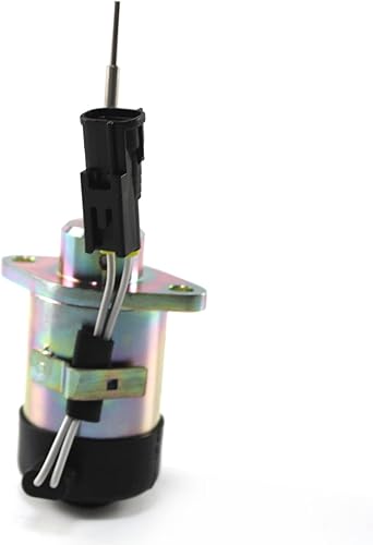 Miniatura 4 de PS41CZ318 1E411-60012 Solenoide de apagado de combustible para Kubota 325 Miller Mig soldador Trailblaze D902 motor, piezas de repuesto de la