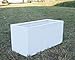 Produktbild Pflanztrog Blumentrog Raumteiler Fiberglas rechteckig LxBxH 120x50x55cm perlmutt weiß