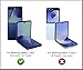 2+2 Pack For Samsung Galaxy Z Flip 7 Screen Protector[4.1 Inch] Tempered Glass Outer+[6.9 Inch] Flexible Soft Film Inner, Anti-Bubble, HD Clear Anti Scratch with Z Flip 7 Screen Protector