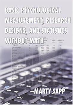 Paperback Basic Psychological Measurement, Research Designs, And Statistics Without Math Book