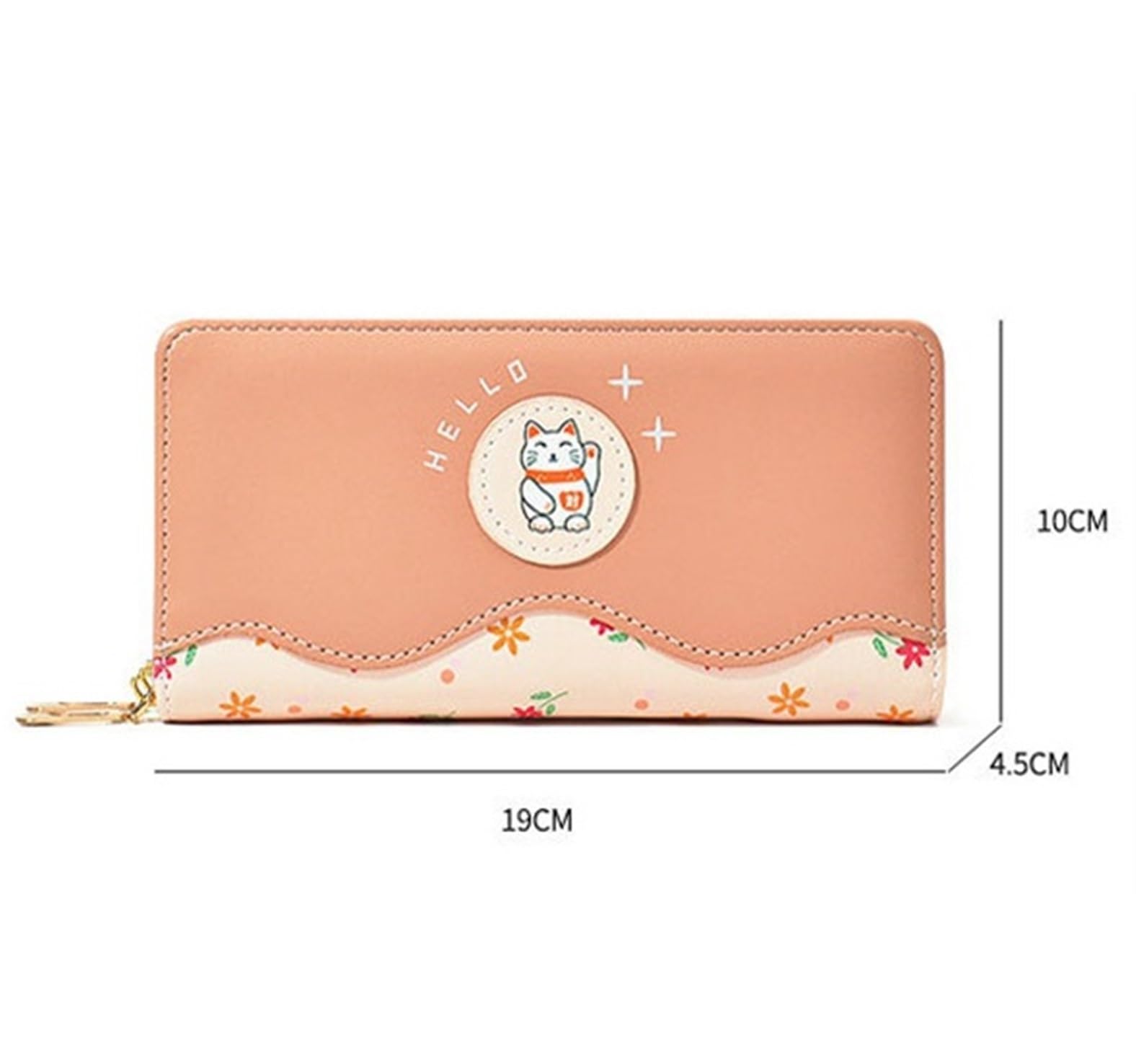 Cartera Billetera Cartera De Cuero Minimalista Para Mujer, Bolso De Mano Con Cremallera Larga, Bolsillo Para Monedas Para Niñas Carteras Para Hombre