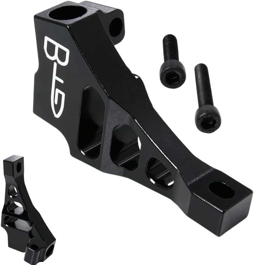 GTBRacing CNC Aluminum Metal Engine Mount Brace for 1/5 RC Car HPI KM Rovan Baja 5b ss 5t 5sc Upgrade Replacement Part (Orange)