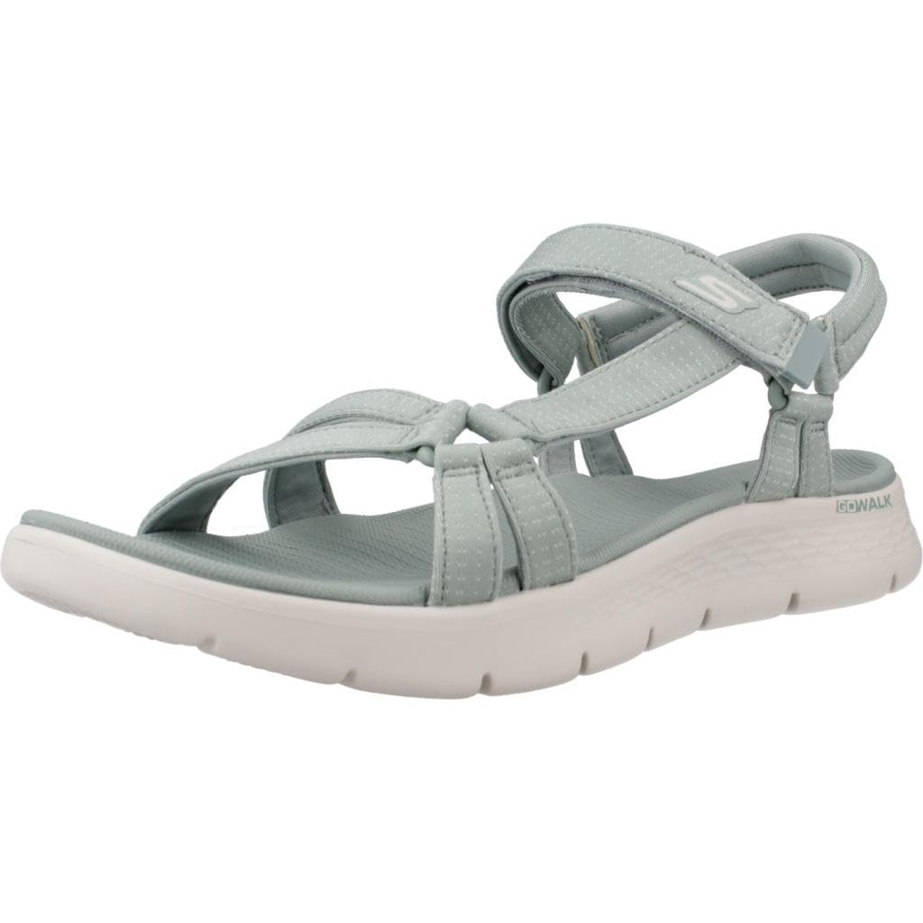 Skechers Sandali da donna Hyper Slide - VidaSlide, Sage Textile, 38 EU