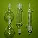 NANSHIN lab Glass,500ml Soxhlet Extractor with Graham Condenser & Two Flat Flask 24/40,Lab Glassware