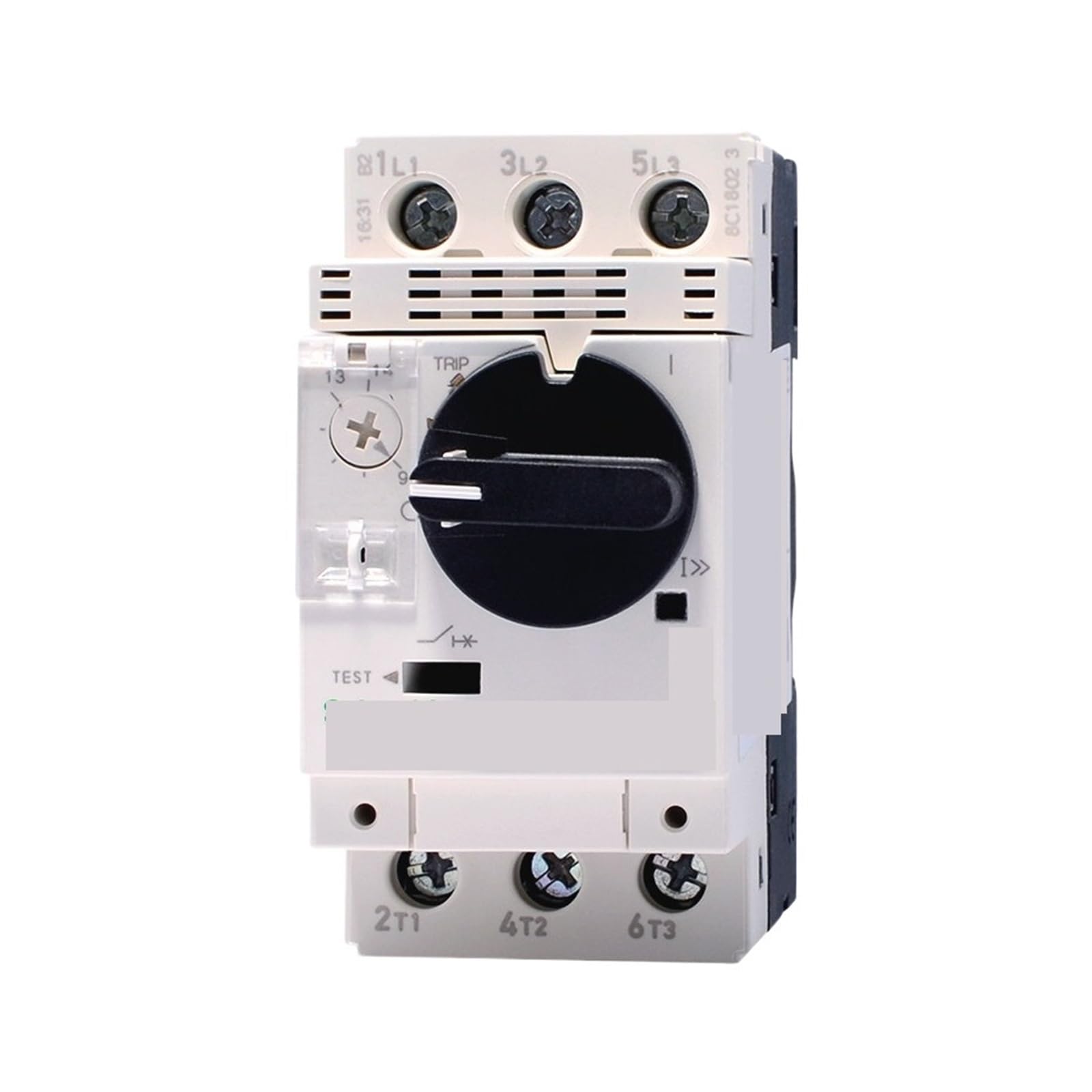 Disyuntor de motor GV2-PM10C con perilla regulable de 4 a 6.3A para proteccion magnetotermica industrial 4