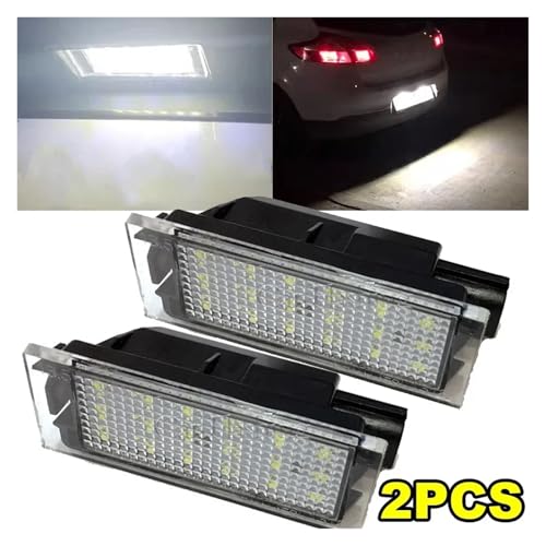 Lampe plaque LED 18 SMD haute puissance pour Renault Vel Satis Master Espace performance durable
