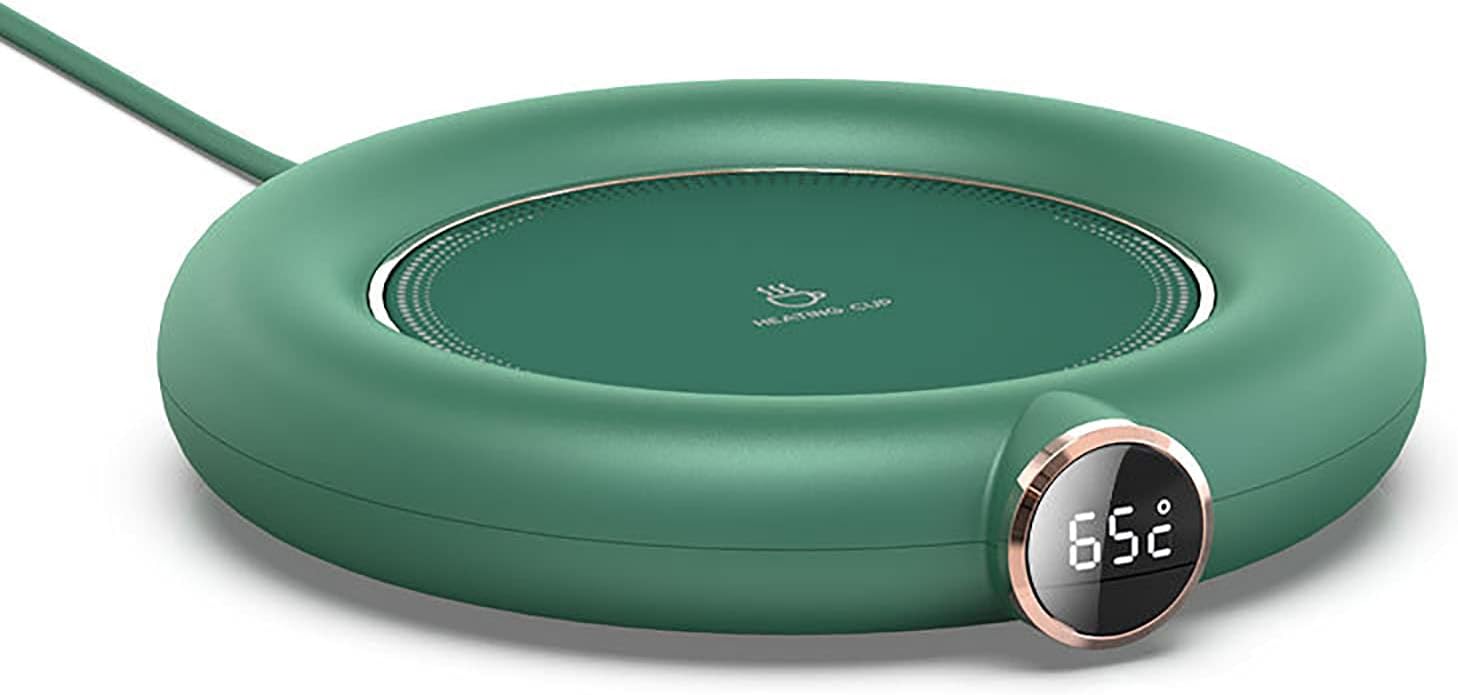 USB Coffee Warmer Heating Cup Mat Constant Temperature Coaster 3 Gear Digital Display Adjustment Timing Heater Pad for Milk Tea