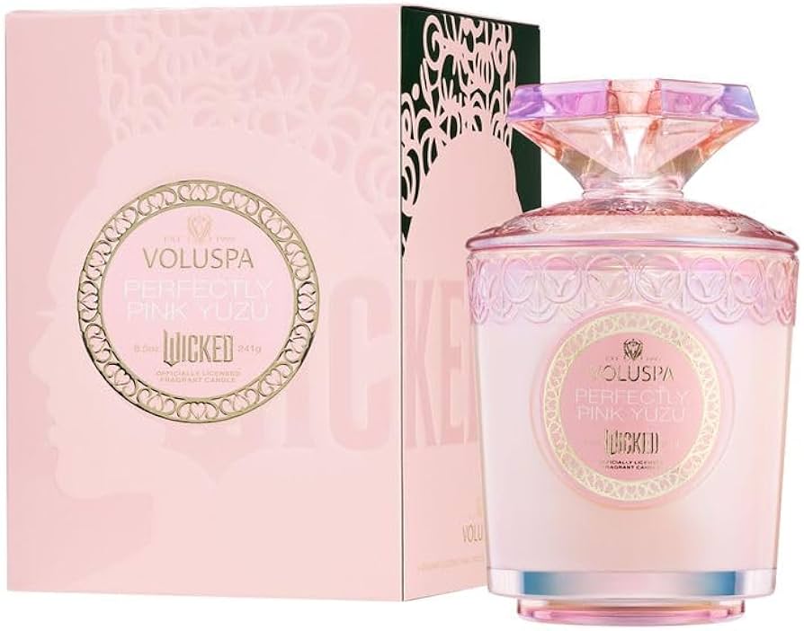Amazon.com: Voluspa Wicked Collection Glinda Perfectly Pink Yuzu