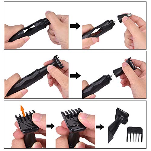 Taglia Peli Naso e Orecchie, MTAIOZ 2 in 1 Naso