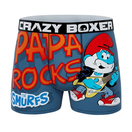 CRAZYBOXER The Smurfs Characters Men's Boxer Briefs