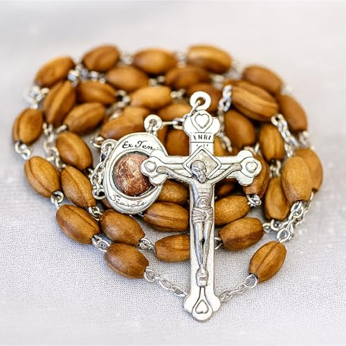 Zuluf Jerusalem Catholic Prayer Rosary Hand Made from The Holy Land Israel4