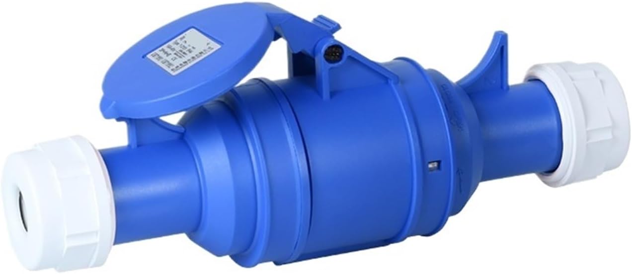 Waterproof Industrial Socket Aviation Plug Male and Female Docking Three-core 16A Three-Phase Electric Explosion-Proof IP44(Connector Set)