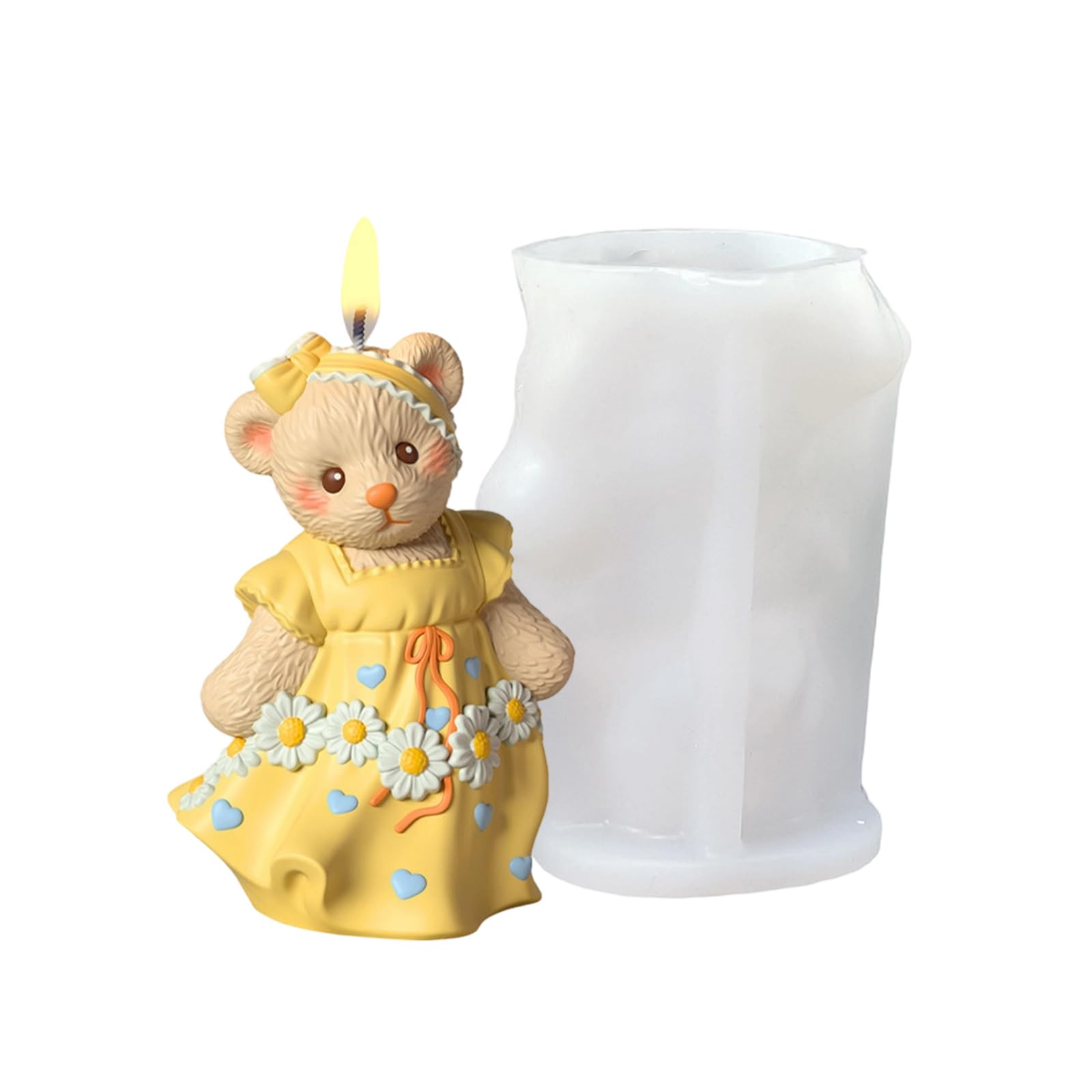 YWLUUOO Bear Making Set Silicone Crafting Supplies for Kids and Adults Silicone for Making