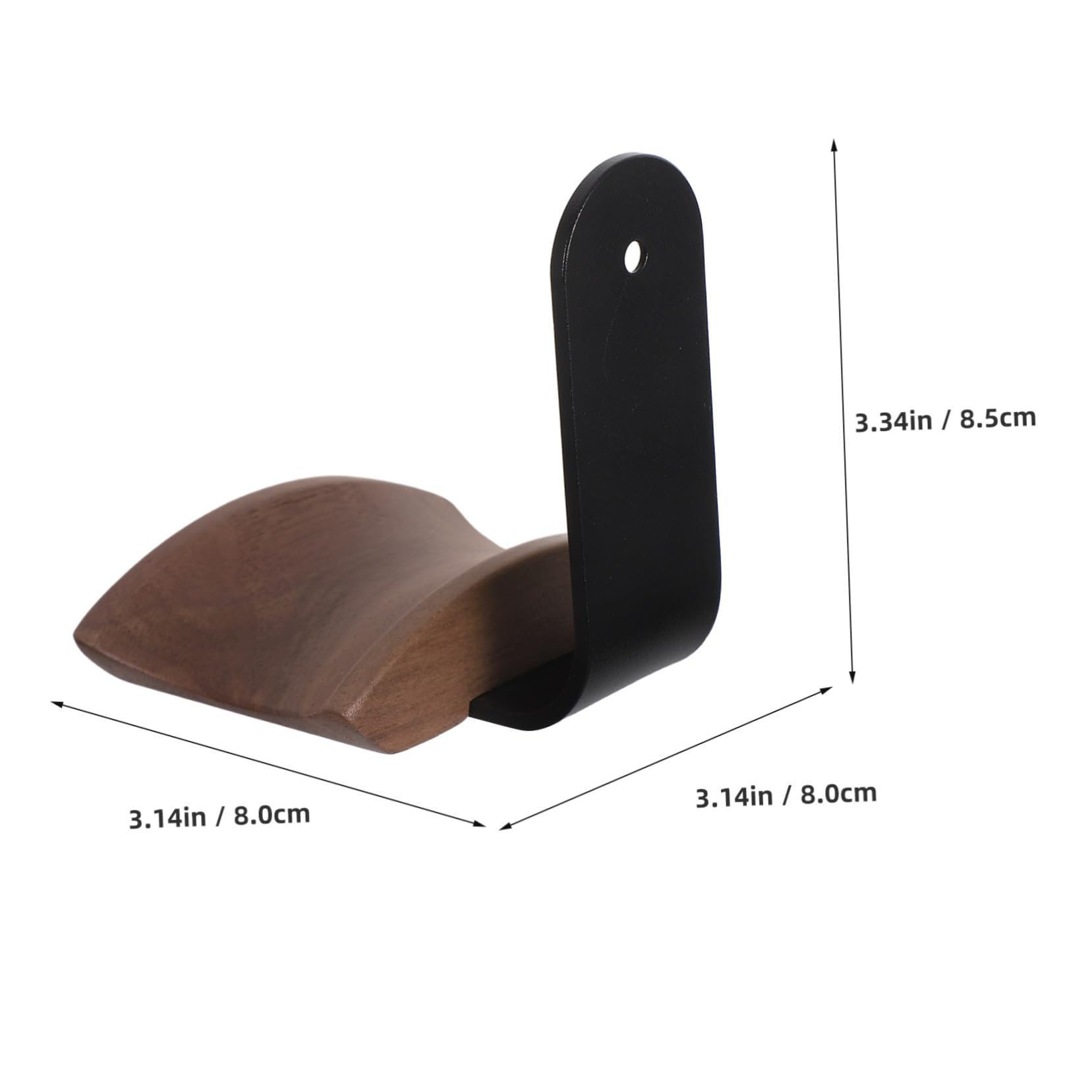 UKCOCO Soporte para Auriculares De Pared Madera Gancho para Auriculares para Gaming Casa Compacto y Resistente