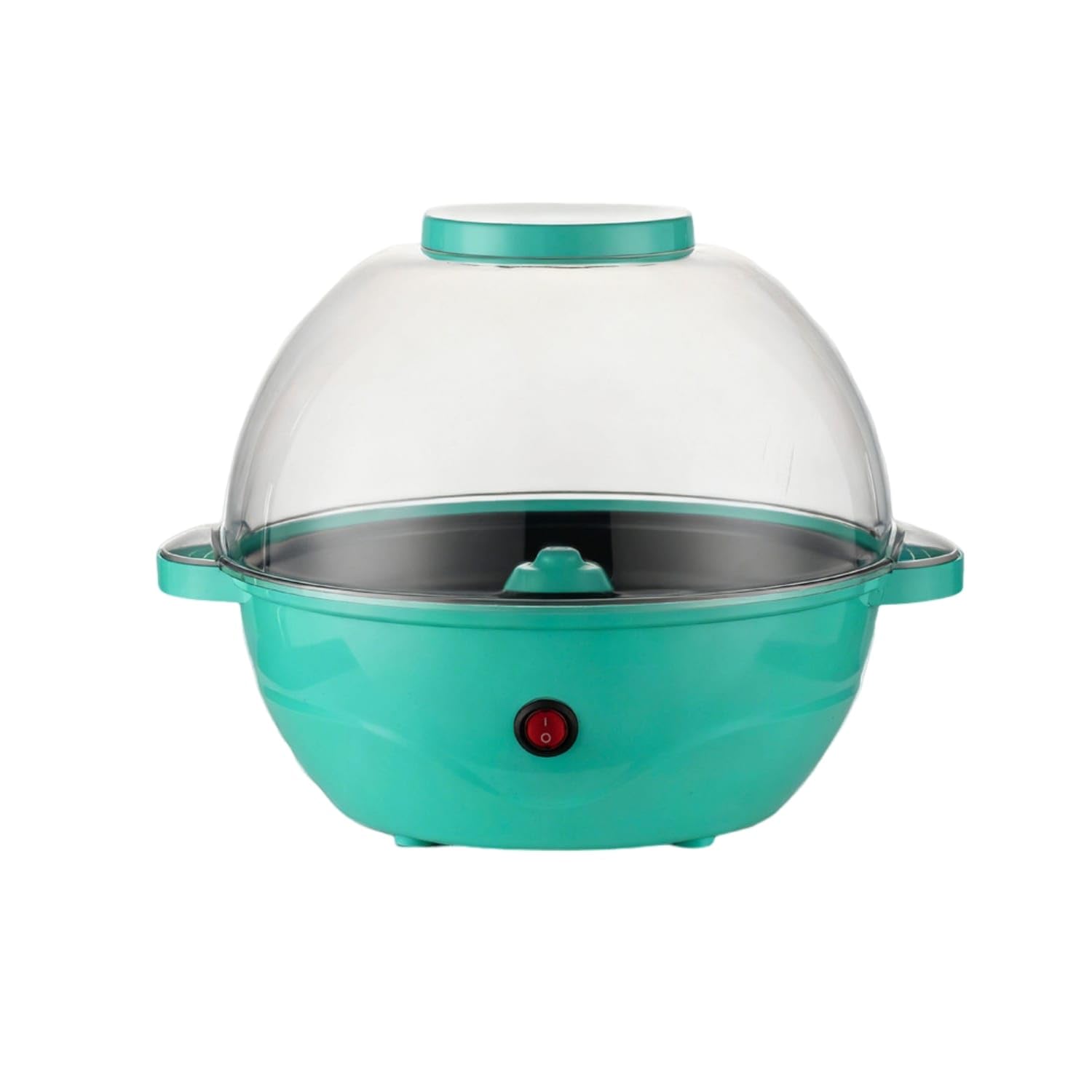 Non-Stick Electric Popcorn Maker Domed Lid Popcorn Popper Side Handles Home Appliance on/Off Switch, Light Blue, EU Plug 220V-image-11