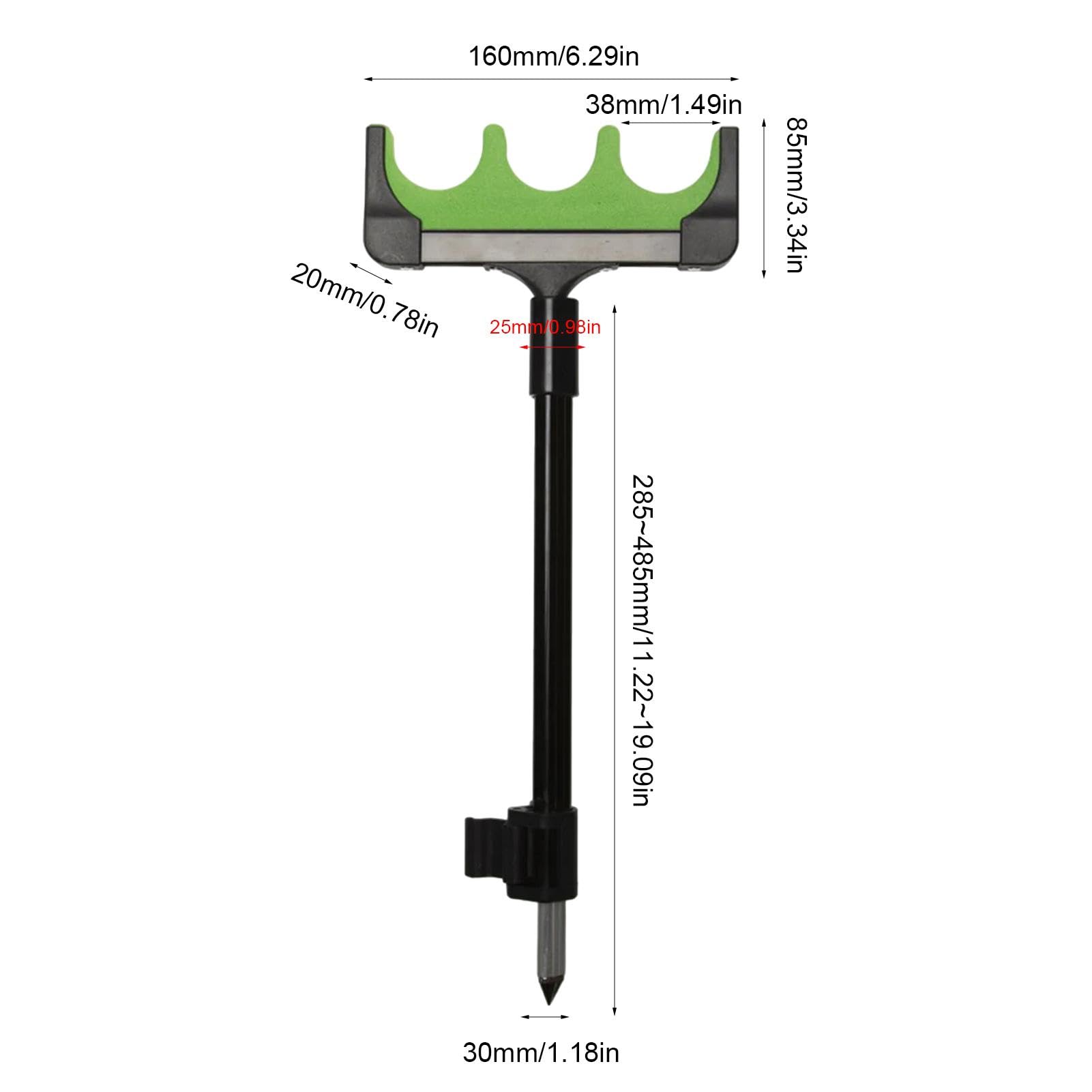 Support Réglable Antidérapant Pour Canne à Pêche