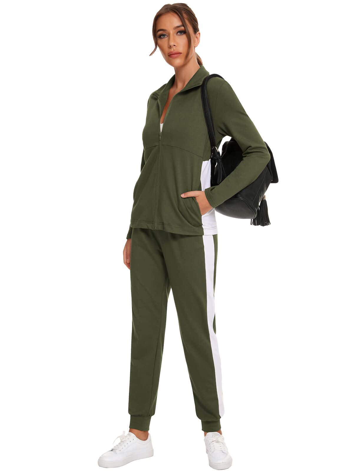 Halcyeensweatsuits For Women Set Piece Outfits For Women Jogging
