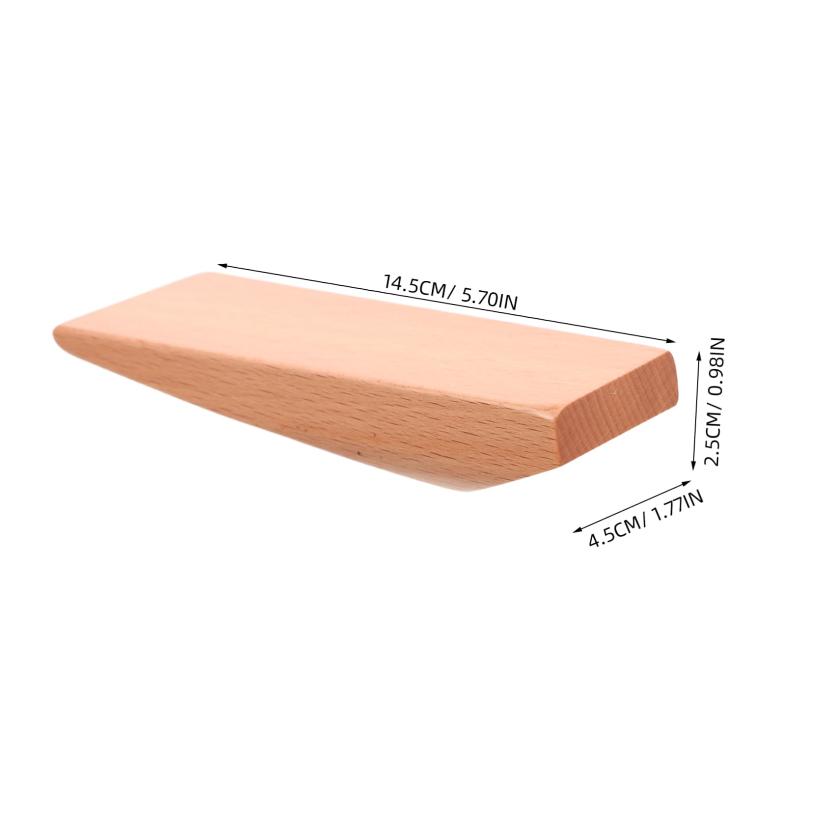 KICHOUSE Outdoor Camping Wok Wooden Handle Replacement Solid Wood Grip for Cast Iron Cookware Easy Installation Comfortable Use for Camping Pots and Pans