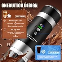 Innopower 3-in-1 Tragbare Kaffeemaschine mit Herausnehmbarem Akku, 20 Bar Hochdruck Extraktion, Schnelle Selbstheizung, Espressomaschine mit Digitalanzeige, Kompatibel mit KaffeeKapseln – Ansicht 6