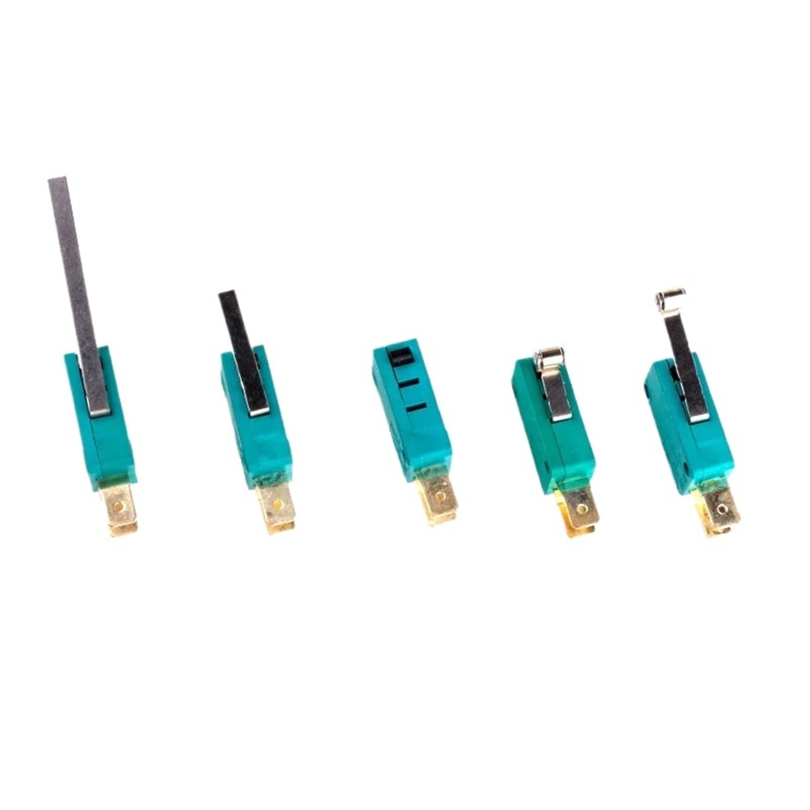 Micro interruttori di finecorsa 16A 250 V 125 V NO+NC+COM 6,3 mm 3 pin SPDT Microinterruttore 28 mm 52 mm *2 pezzi(KW7-1)