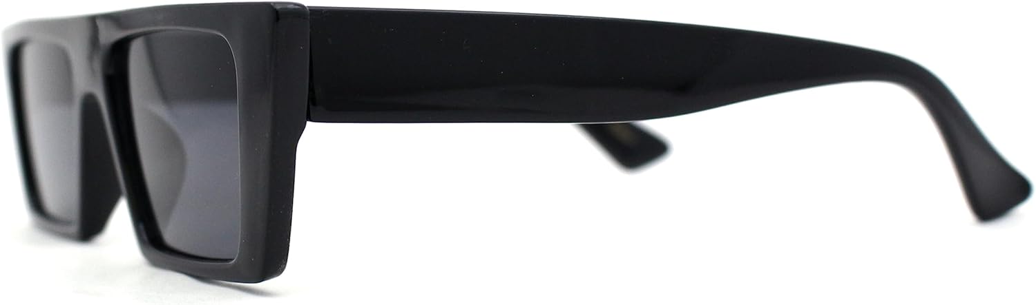 SA106 Womens Flat Top Square Cat Eye Mod Retro Sunglasses - Image 3