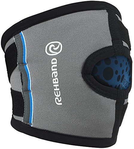 Rehband 7759 - Tutore per ginocchio, Grigio, S