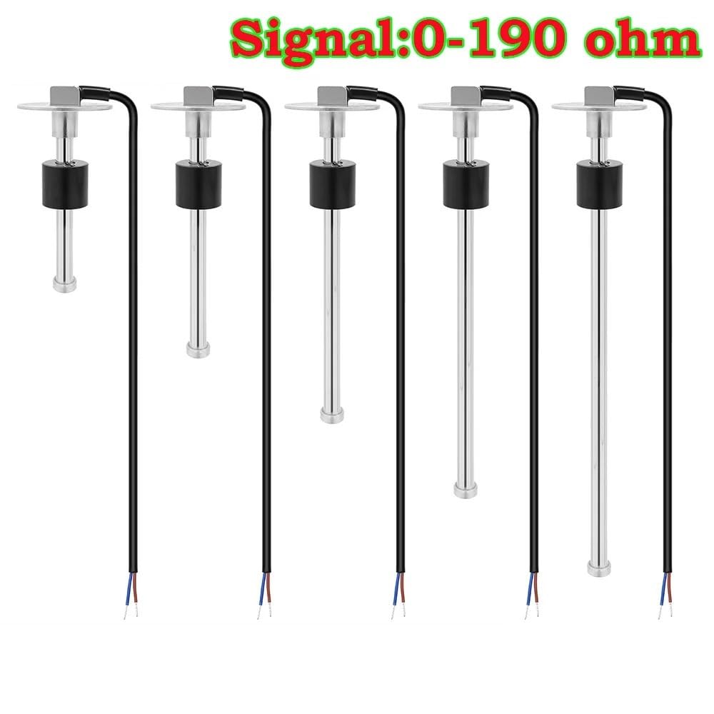 Carburante Serbatoio Indicatore Sensore Carburante Sensore di livello carburante 0-190 Ohm 100MM 125MM 150MM 200MM 300MM 400MM 575MM per serbatoio liquido olio per camion auto marine(350mm Sensor)