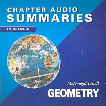 Geometry Chapter Audio Summaries CD (Mcdougal Littell High School Math) (Spanish Edition)
