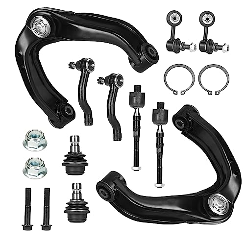 Front Upper Control Arms Suspension Kits Fit for Nissan Frontier 2005-2019, Pathfinder 2005-2012, Xterra 2005-2015, 10 PCS