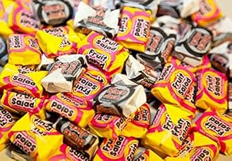 Fruit Salad And Black Jacks Sweets - 1 Kilo Bulk Bag - 1KG - Assorted Sweet Pick and Mix for Parties, Gifts, and Sharing.