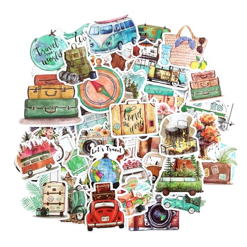 Scrapbook sticker pegatinas estéticas accesorios stickers viajes pegatina retro journal stickers pegatinas viajes sticker vintage pack