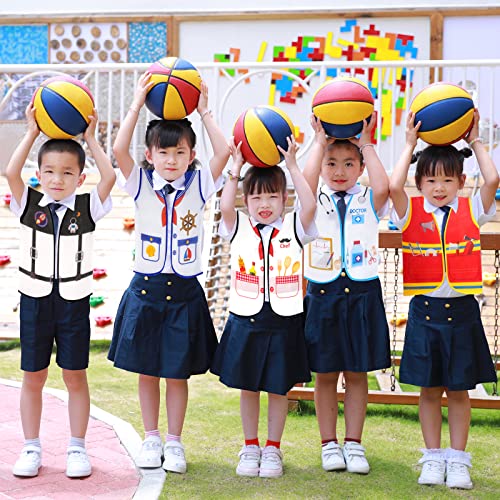 10 Pcs Community Helper Dress Up Vest Boys Dress Up Clothes Vest Career Cosplay Occupation Pretend Play Costume For Career Day Costume #TOP4