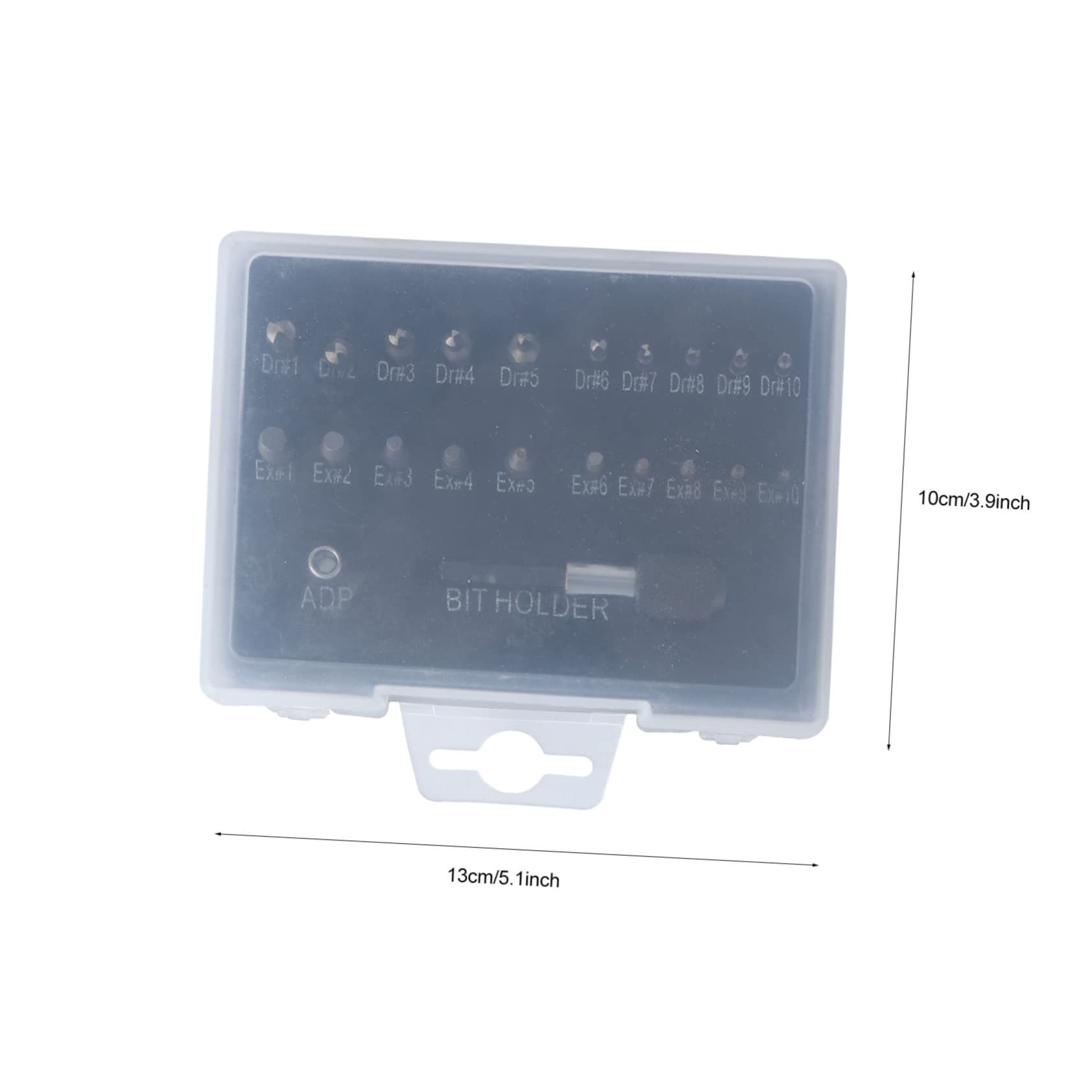 Angoily 22pcs Damaged Screw Extractor Tool Universal Bolt Extractor Set Low-drill Speed for Wood and Sheet Metal Screws