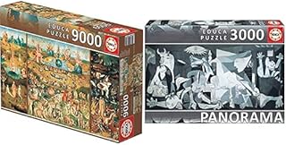 Comprar Educa XXL Puzzles, El Jardin De Las Delicias, Puzzle Gigante De 9.000 Piezas (Ref. 14831) + Guernica, P, Picasso Panorama Puzzle, 3 000 Piezas, Multicolor (11502)