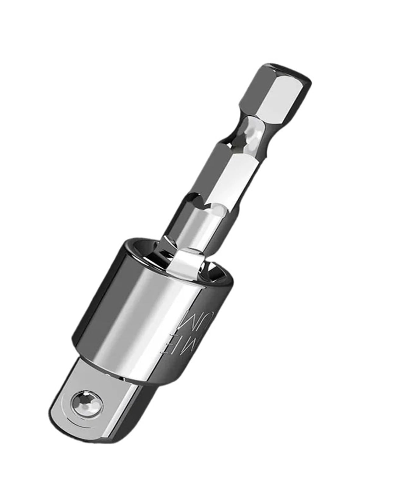 Adaptateur de douille for tournevis à percussion, clé rotative à 360 degrés