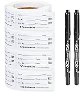 Food Labels Stickers,1000pcs Freezer Labels Removable Jar Labels Self-Adhesive Food Storage Label...