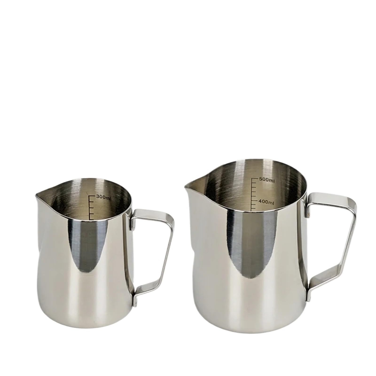 Jarra for espumar leche y café, jarra for latte art, acero inoxidable, medidor de espresso, herramienta barista, accesorios(600ml-Measurement)