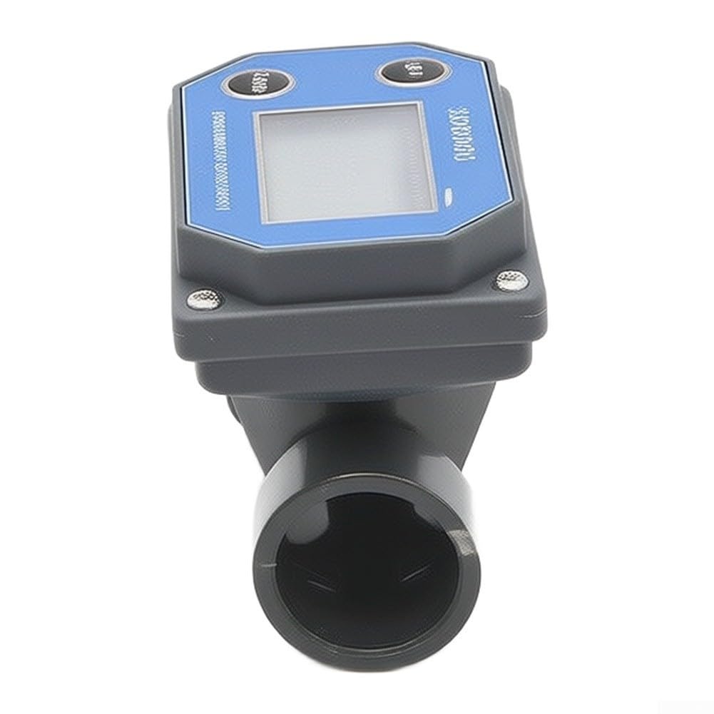 Contador de agua digital DN15 LCD UPVC 5-100L/min (DN15 Wired)