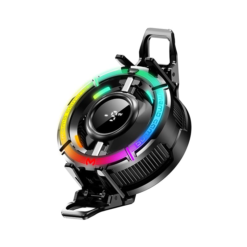 MEMO CX15 Mobile Phone Gaming Cooler, Special Edition, with RGB Lighting, Ultra-Slim Ice Vein Technology, AI Temperature Control