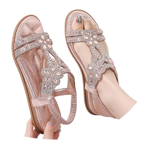 Generisch Sommer Schuhe Glitzer Sandalen Damen Sommerschuhe Mit...