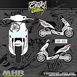 Kit de adhesivos para Scooter Yamaha Jog R – RR válidas para las versiones de 2002 a la actualidad.