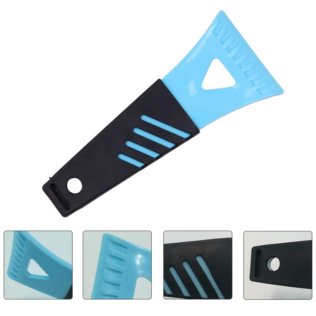 DOITOOL Window Scraper Ice Scraper 2pcs Plastic Refrigerator Ice Shovel Ice Scraper Snow Remover Cleaning Freezer Frost Shovel Ice Remover Scoop Random Color Car Ice Scraper Ice Scraper