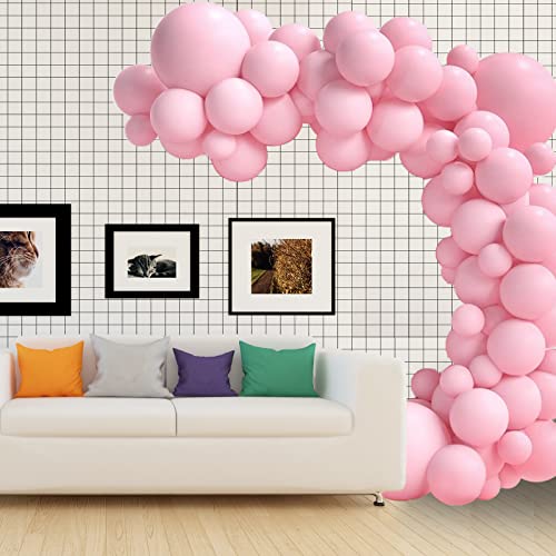 NewWook Palloncini di Compleanno Rosa, 84 Pezzi