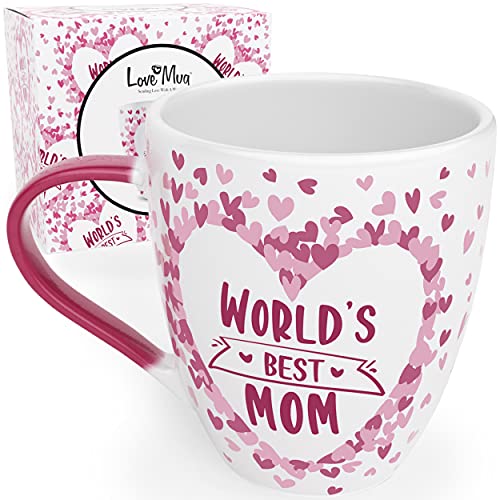 Love Mug: Mom Mug - Best Mom Coffee Mug, Birthday Gift for Mom from Daughter, Son. Birthday Gifts for Mom, Mom Coffee Cup, Mothers Day Gifts, and Worlds Best Mom Mug Coffee Cup Mom, Coffee Mug for Mom